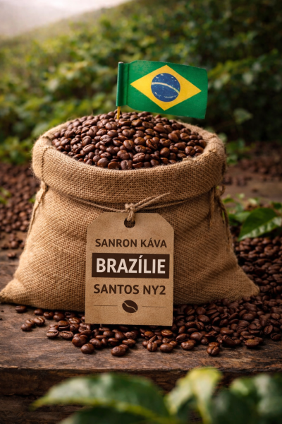 Káva BRAZÍLIE SANTOS NY2    250 g